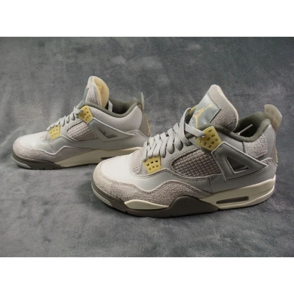 Nike Air Jordan 4 Retro SE Shoes Mens Size 8‎ Gray Craft Photon Dust DV3742-021